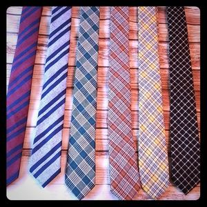 6 pc Set Mens Skinny Ties